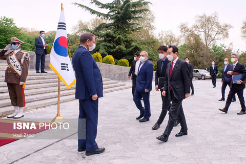 استقبال جهانگیری از نخست‌وزیر کره‌جنوبی