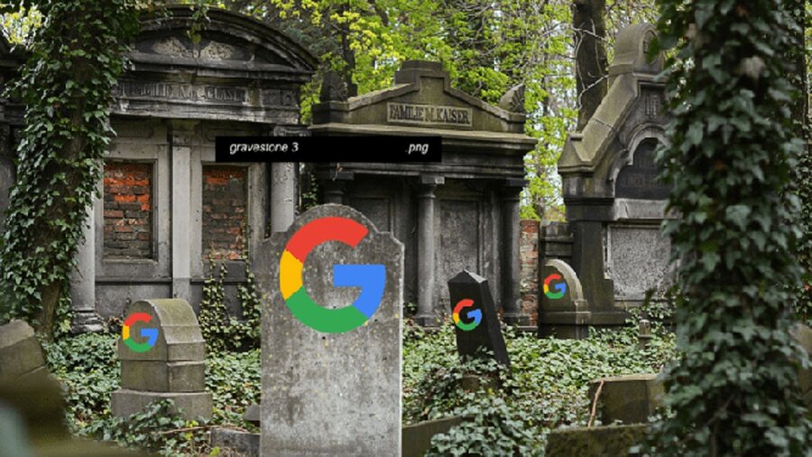 گوگل - قبرستان