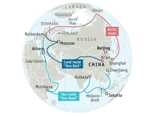 راه ابریشم قطبی و تجارت خارجی چین