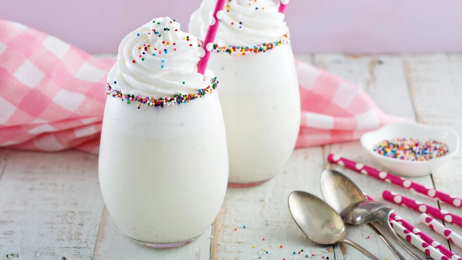 میلک شیک - milkshake vanilla -