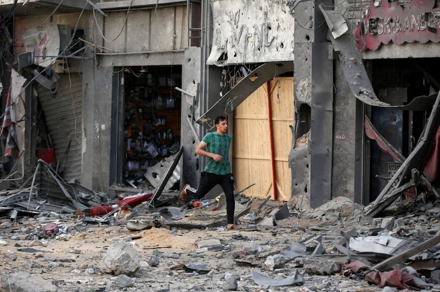 تصاویر | ویرانه‌های غزه زیر حملات هوایی اسرائیل