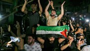 تصاویر | جشن پیروزی در خیابان‌های فلسطین