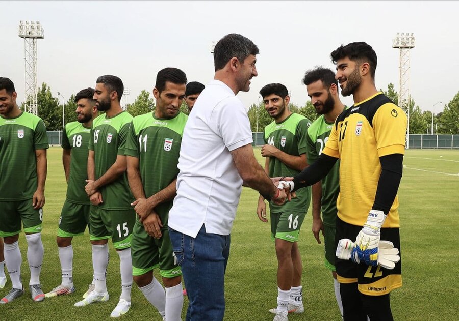 عکس | عابدزاده و کریم باقری به یاد نسل طلایی ۹۸