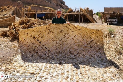 ساخت بوریا و حصیر در شهرستان زرقان قدمتی ۸ هزار ساله دارد. از بوریا برای پوشش بام منازل، زیرانداز، برای ساخت خانه‌های عشایری و آلاچیق و کپر استفاده می‌شود.