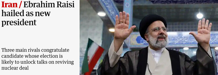 بازتاب پیروزی رئیسی در رسانه‌های جهان | سید محرومان رئیس جمهوری ایران شد