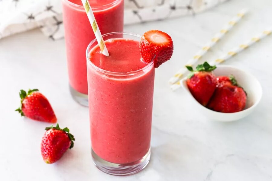 Strawberry Smoothie - اسموتی توت فرنگی