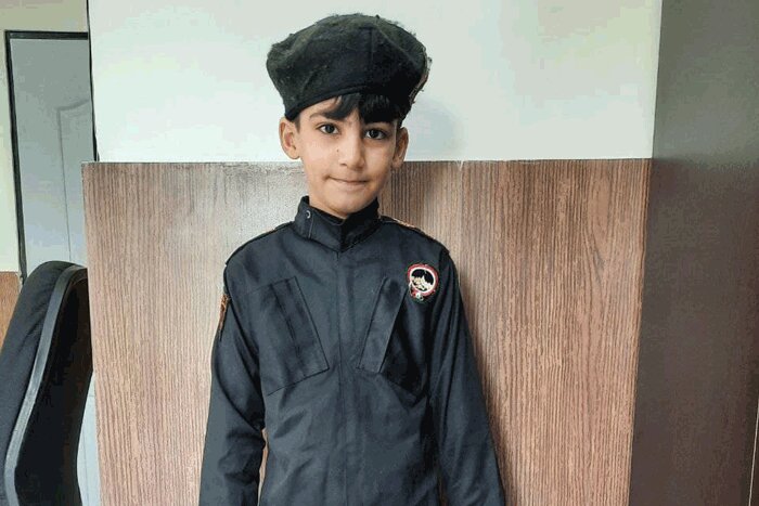 نفر برگزیده نقاشی نونهالان با موضوع نیروی انتظامی: می خواهم پلیس فوتبالیست شوم