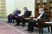 عکس | حضور علی باقری و ظریف در دیدار رئیسی و وزیرخارجه هند
