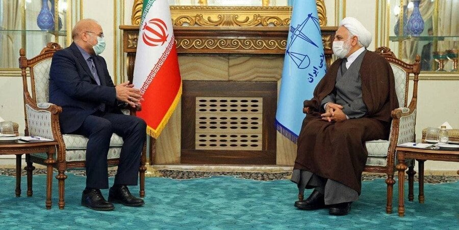 ديدار قاليباف با محسني اژه‌اي