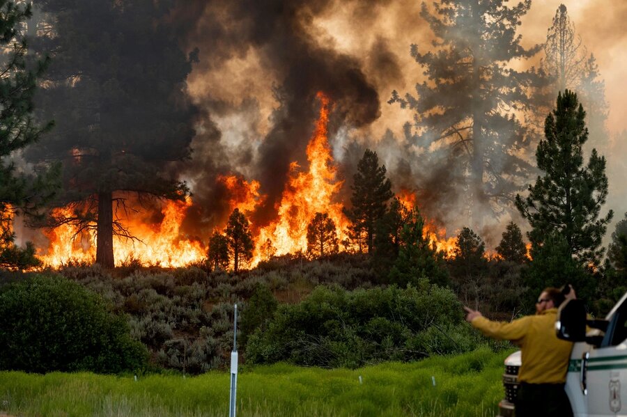 آتش سوزي در كاليفرنيا