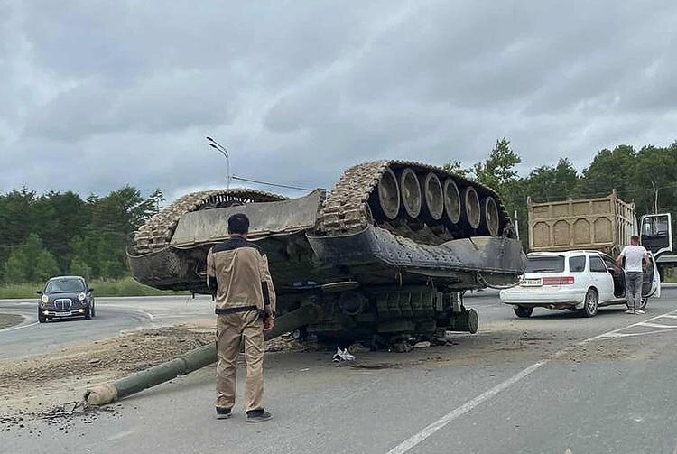 چپ كردن تانك در روسيه