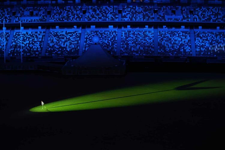 تصاویر | مراسم افتتاحیه بازی‌های المپیک تابستانی توکیو ۲۰۲۰ با حضور ورزشکاران ایران