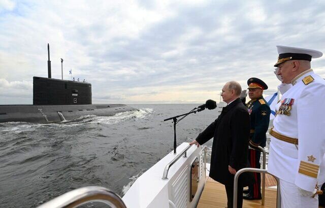ادعای پوتین درباره قدرت عظیم نیروی دریایی روسیه