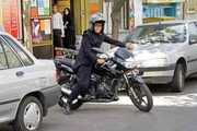 ویدئو | توضیح رئیس پلیس راهور درباره قانون منع موتورسواری زنان