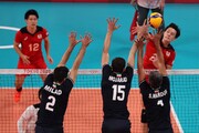 اولین پیروزی والیبال ایران در قهرمانی آسیا