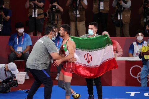 مدال طلای ایران در کشتی فرنگی