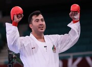 ویدئو | لحظه بیهوشی سجاد گنج زاده در فینال کاراته المپیک