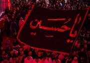 ببینید | نصب ۲۵۰ پرچم‌ متبرک به حرم حضرت امام حسین (ع) در شهر تهران