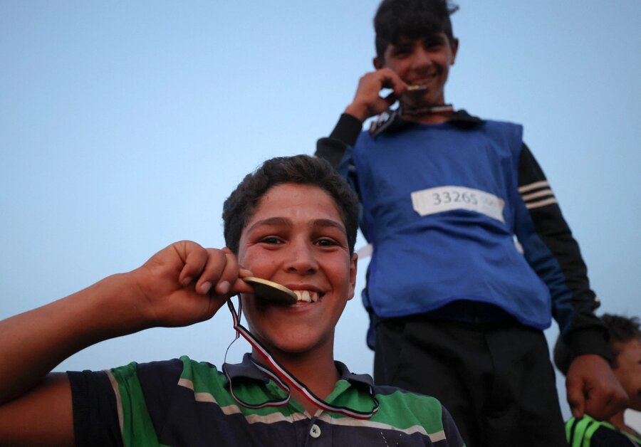 تصاویر| المپیک در کمپ آوارگان سوری