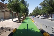 مسیر ناهموار دوچرخه‌ها در قزوین