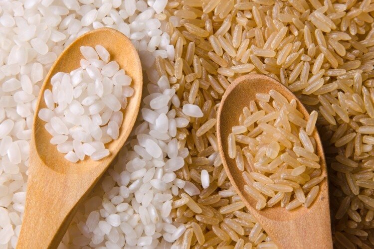 برنج قهوه‌ای - برنج سفید