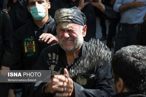 مراسم عزاداری تاسوعای حسینی در بازار تهران