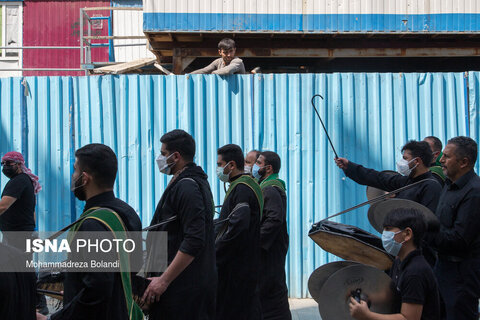 مراسم عزاداری تاسوعای حسینی در بازار تهران