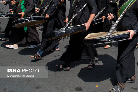 مراسم عزاداری تاسوعای حسینی در بازار تهران