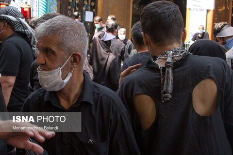 مراسم عزاداری تاسوعای حسینی در بازار تهران