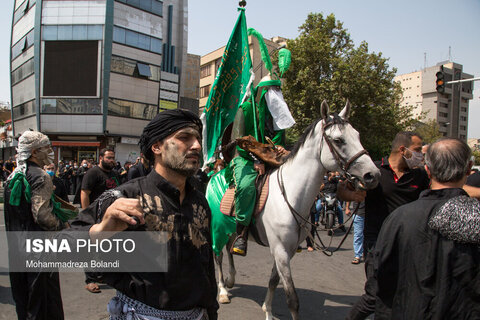 مراسم عزاداری تاسوعای حسینی در بازار تهران