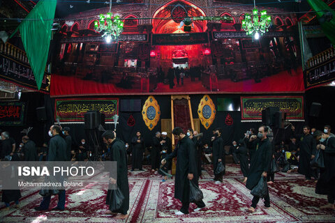 مراسم عزاداری تاسوعای حسینی در بازار تهران