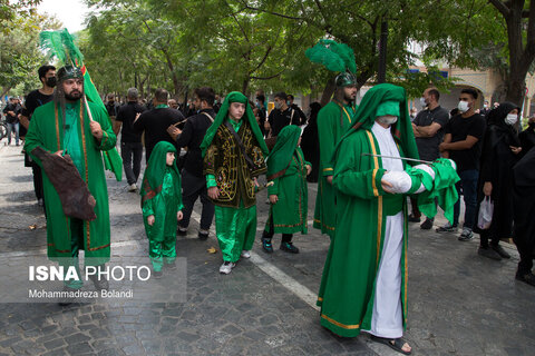 مراسم عزاداری تاسوعای حسینی در بازار تهران