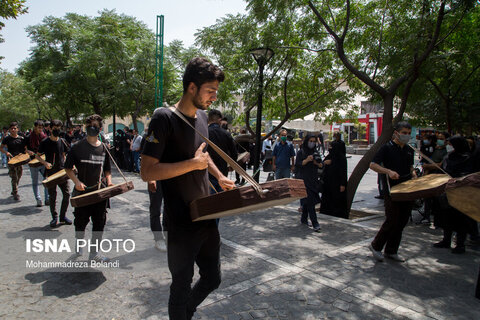 مراسم عزاداری تاسوعای حسینی در بازار تهران