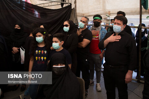 مراسم عزاداری تاسوعای حسینی در بازار تهران