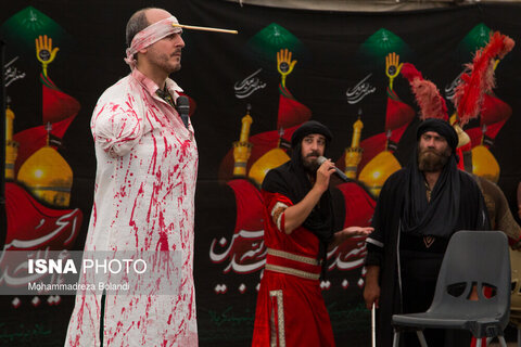 مراسم عزاداری تاسوعای حسینی در بازار تهران