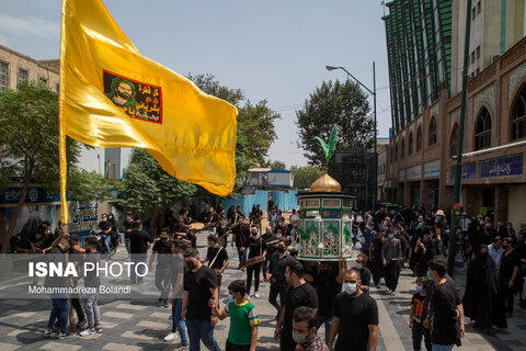 مراسم عزاداری تاسوعای حسینی در بازار تهران