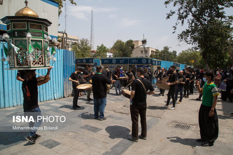 مراسم عزاداری تاسوعای حسینی در بازار تهران