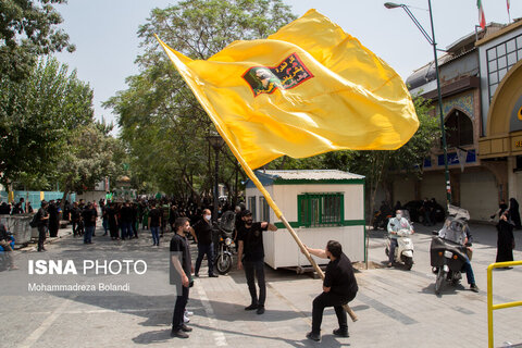 مراسم عزاداری تاسوعای حسینی در بازار تهران