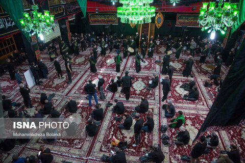 مراسم عزاداری تاسوعای حسینی در بازار تهران