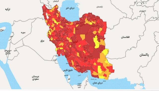 افزایش ۱۲ درصدی مرگ‌های کرونایی در ایران/ صعود بیماری در اغلب استان‌ها