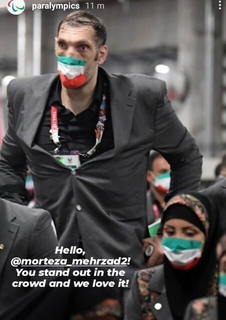 تصاویر | رژه کاروان ایران در پارالمپیک توکیو | ورزشکار ایرانی سوژه عکاسان شد