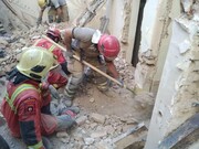 مرگ یک کارگر در پی ریزش ساختمان قدیمی در تهران