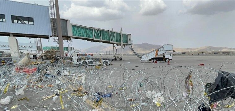 فرودگاه تخریب شده کابل