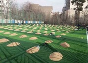 نوسازی زمین‌های چمن محله‌های شمال تهران