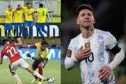 آرژانتین برد و مسی با هتریک به رکورد پله رسید | رکورد صد درصدی برزیل با تیته