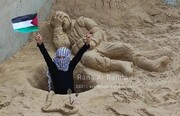 تصاویر | فرار اسیران فلسطینی از زندان فوق امنیتی صهیونیست‌ها به روایت هنرمند ساکن غزه