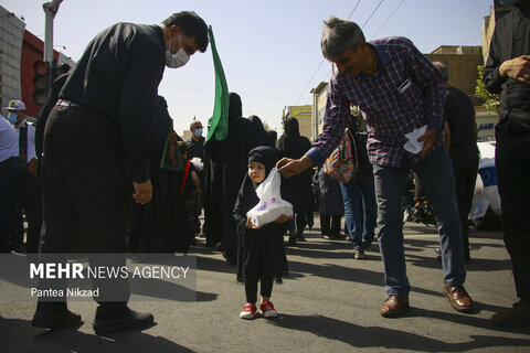 پیاده روی جاماندگان اربعین در تهران و شهرستان ها
