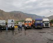باکو از کامیون‌های ایرانی عوارض می‌گیرد | تردد از مرز جلفا به ارمنستان انجام نمی شود