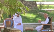 تصویر لو رفته از دیدار اشرف غنی با یک مقام اماراتی پیش از فرار از کابل