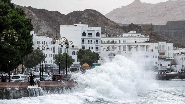 تصاویر | طوفان شاهین به عمان رسید
